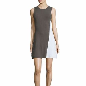 Theory Branteen C Prosecco Colorblock Dress